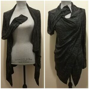 The Always Cardigan, Black (Long Cardigan with Pockets and Thumb Holes!)